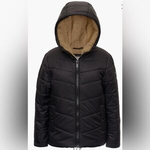 Michael kors Kids Black Hooded Jacket.       <<<<40>>>>